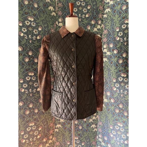 Vintage snake print light jacket, size M - Picture 7 of 7